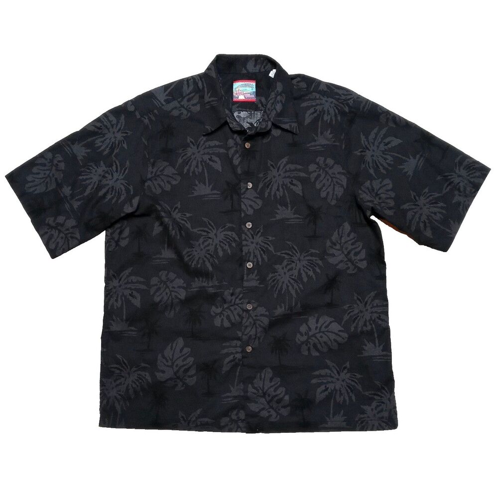 Vintage Joe Kealohas Reyn Spooner Shirt Men’s Large Hawaiian Palm Tree Floral